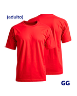 Camisa Tradicional 100% Poliéster - M2P - Adulto GG - Vermelho