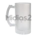 CANECA 475ML CHOPP VIDRO JATEADO - IMPORTADA
