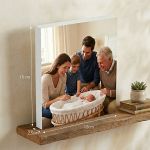 Quadro Porta Retrato de Mesa em MDF - 25mm - Com Impressão Direta UV