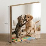 Quadro Porta Retrato de Mesa em MDF - 25mm - Com Impressão Direta UV