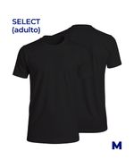 Camisa 100% Algodão Select  - Adulto - Preto