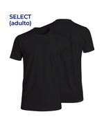 Camisa 100% Algodão Select  - Adulto - Preto
