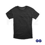 Camisa 100% Poliéster Adulto - Preta