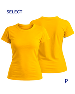 Camisa Baby Look Brasil 100% Algodão - M2P - Adulto P - Amarelo