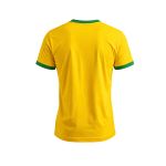 Camisa Brasil 100% Algodão Select - Adulto - Amarelo e Verde