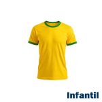 Camisa Brasil 100% Algodão - M2P - Infantil