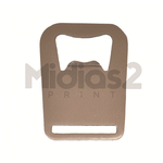 Abridor de Garrafas em Metal Resinado 4.5 x 6 cm - Prata