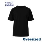 Camisa Oversized 100% Algodão Select - Adulto - Preto