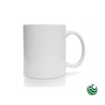 Caneca Cerâmica Resinada AA - Zibo - Branca