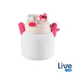 Garrafa Térmica Inox Resinado Baby Pop - Livesub - 700ml - Branca com