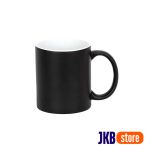 Caneca Mágica Resinada - JKB - 325ml - Preto Com Interior Branco