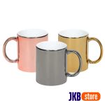 Caneca Cerâmica Cromada Para Sublimação - JKB - 325ml