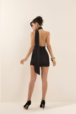 VESTIDO GOLA ECHARPE