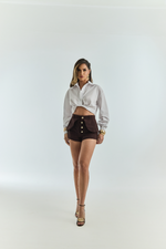 CAMISA CROPPED TRICOLINE