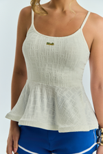 CAMISA PEPLUM ALÇA