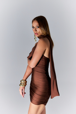 VESTIDO GOLA ECHARPE