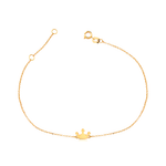 Pulseira Coroa Ouro 18k