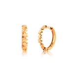 Argola Estrelas em Ouro 18k