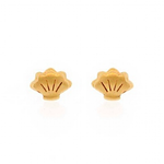 Brinco Concha em Ouro 18k Infantil