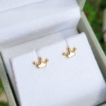 Brinco Coroa em Ouro 18k Infantil