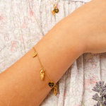 Pulseira Infantil Ballet em Ouro 18k
