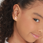 Brinco Picolé Esmaltado em Ouro 18k Infantil