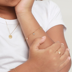 Pulseira Estrelas de Brilhantes em Ouro 18k
