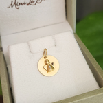 Pingente Anjo da Guarda com Reza em Ouro 18k