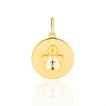 Pingente Anjo da Guarda com Reza em Ouro 18k