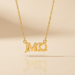Colar Letras Personalizado - Ouro 18k ou Prata com Banho
