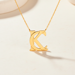 Colar Monograma Bebê Personalizado - Ouro 18k ou Prata com Banho