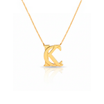 Colar Monograma Bebê Personalizado - Ouro 18k ou Prata com Banho