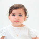 Colar Monograma Bebê Personalizado - Ouro 18k ou Prata com Banho