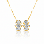 Colar Meninas Ouro 18k