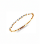 Bracelete de Brilhantes em Ouro Branco 18k