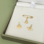 Pingente Nossa Senhora Aparecida em Ouro 18k Fosca