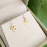 Brinco Abelha em Ouro 18k Infantil