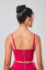 Blusa Corset Maju Rosa Magenta
