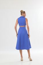 Vestido Áurea Azul Vita