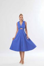 Vestido Áurea Azul Vita