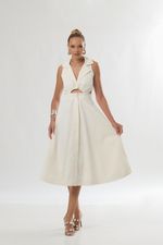 Vestido Áurea Off White