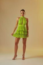 Vestido Ágatha Verde Avocado