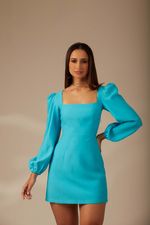Vestido Dora Azul Atlântico