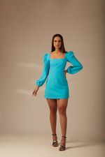 Vestido Dora Azul Atlântico