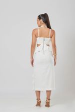 Vestido Ametista Off White
