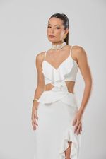 Vestido Ametista Off White
