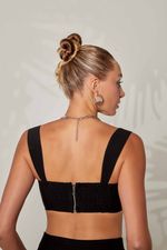 Cropped Arabela Preto