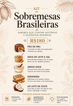 KIT: SOBREMESAS BRASILEIRAS (5 barras)