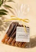 LARANJA  COBERTA EM CHOCOLATE 61% - 80g