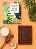 DARK MILK & NIBS 58% + SAL ROSA |  60G